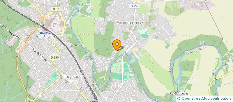 localisation de l'entreprise CEMAR 1  VARENNES-JARCY