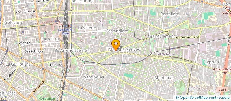 localisation de l'entreprise CEMAR  LYON