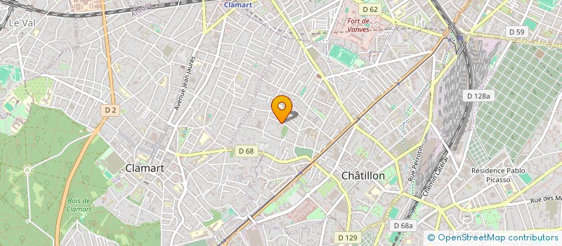 localisation de l'entreprise CEMAR HOLDING  CHATILLON