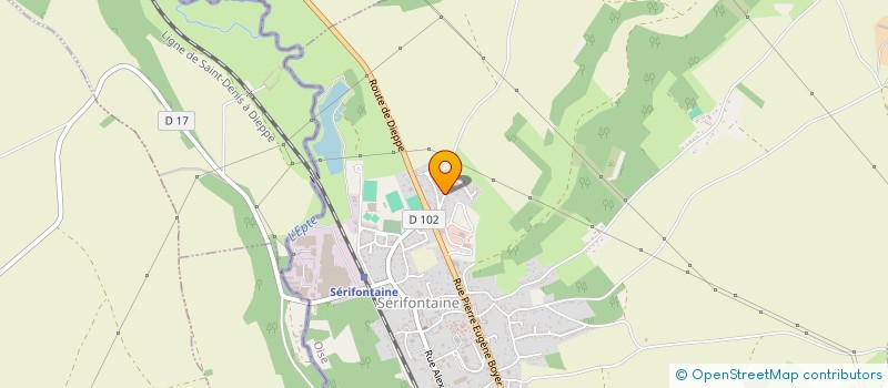 localisation de l'entreprise CEMARANJ  SERIFONTAINE