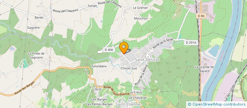 localisation de l'entreprise CEMASOLAR  SAINT-DESIRAT