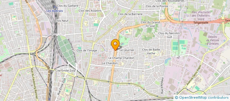 localisation de l'entreprise CEMAT 45 à ORLEANS