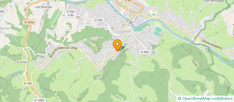 localisation de l'entreprise CEMAT  ESPALION