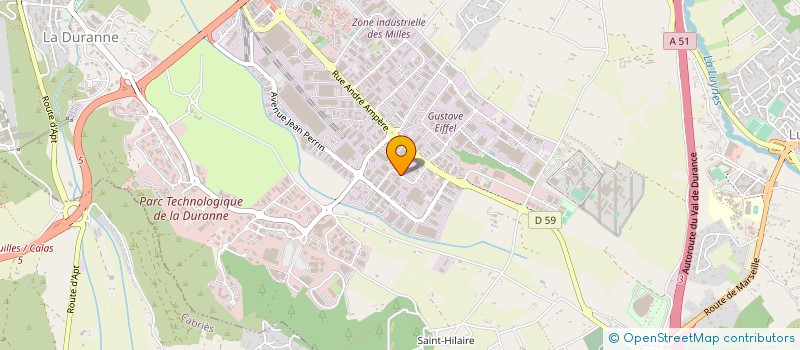 localisation de l'entreprise CEMAT'EQUIP à AIX-EN-PROVENCE