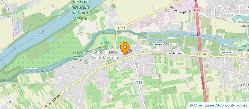 localisation de l'entreprise CEMATICA à SAINT-HILAIRE-SAINT-MESMIN