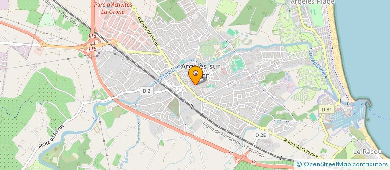 localisation de l'entreprise CEMATIS à ARGELES-SUR-MER
