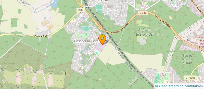 localisation de l'entreprise CEMAVI  CESSON