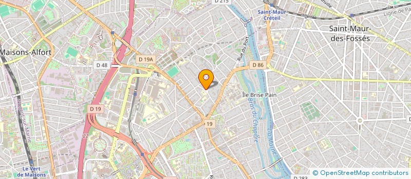 localisation de l'entreprise CEMAVIE à CRETEIL