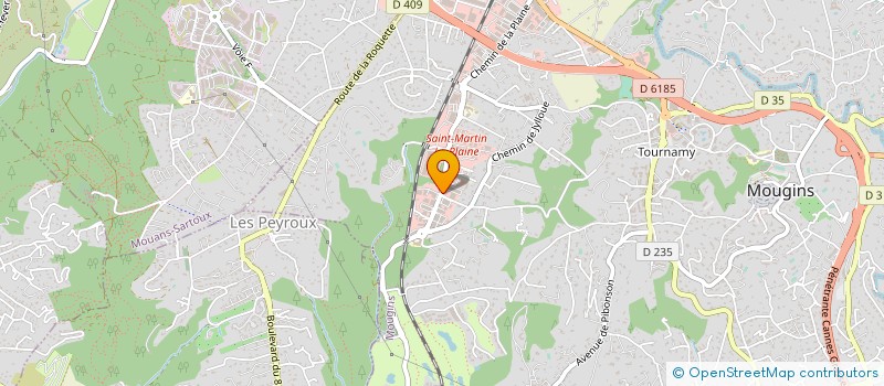 localisation de l'entreprise CEMAZUR à MOUGINS