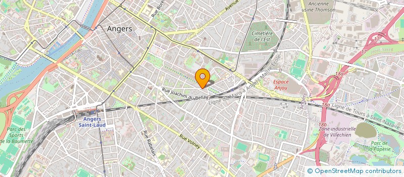 localisation de l'entreprise CEMBRO  ANGERS