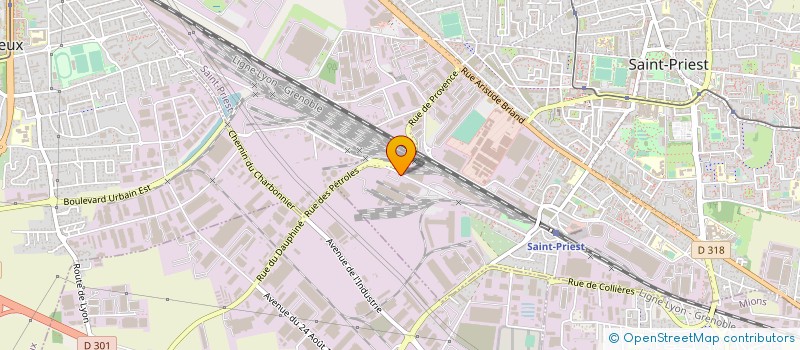 localisation de l'entreprise CEMCEA  SAINT-PRIEST