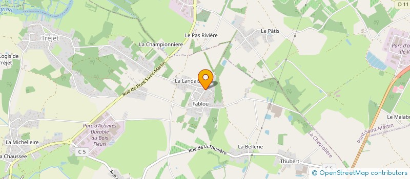 localisation de l'entreprise CEMD à LA CHEVROLIERE