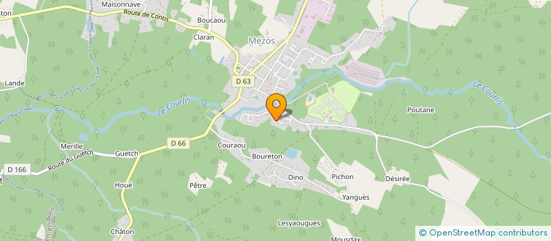 localisation de l'entreprise CEMDIS à MEZOS