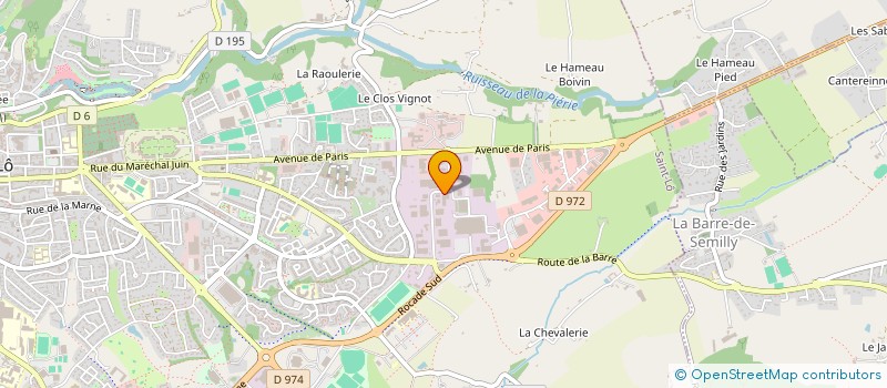 localisation de l'entreprise CEME-GUERIN  SAINT-LO