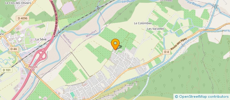 localisation de l'entreprise CEMECA à LES MEES