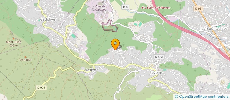 localisation de l'entreprise CEMEDEF  PEYPIN