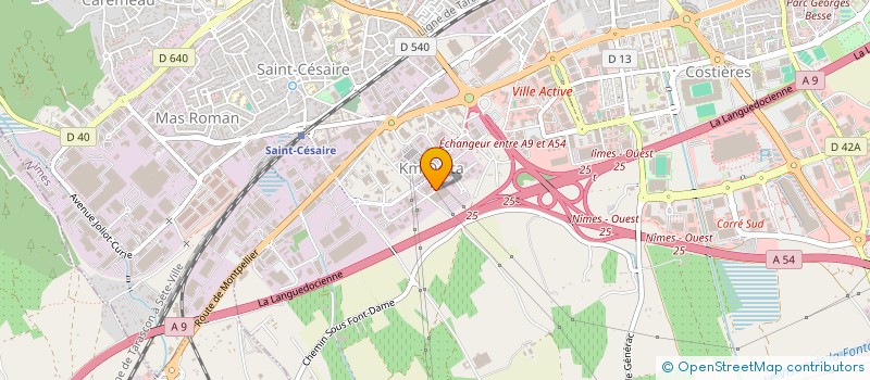 localisation de l'entreprise CEMEJORA  NIMES