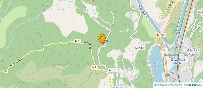 localisation de l'entreprise CEMENELUM  LE BROC