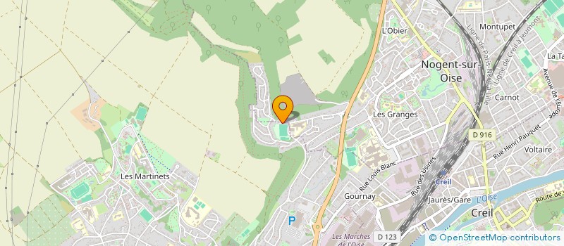 localisation de l'entreprise CEMER  GRANDFRESNOY