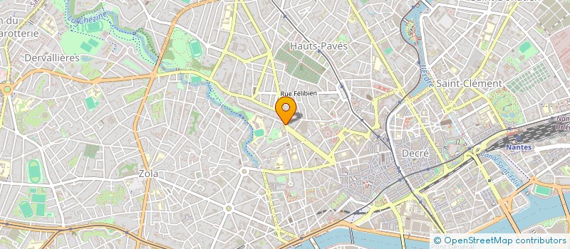 localisation de l'entreprise CEMERE 2 à NANTES