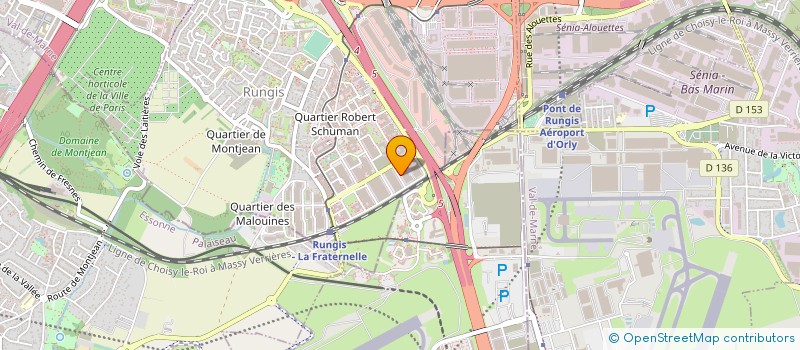 localisation de l'entreprise CEMEX GRANULATS RHONE MEDITERRANEE  RUNGIS