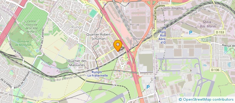 localisation de l'entreprise CEMEX GRANULATS SUD OUEST  RUNGIS