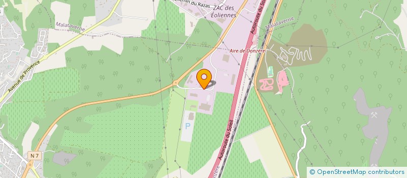 localisation de l'entreprise CEMEXA à DONZERE