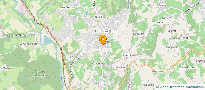 localisation de l'entreprise CEMGV  VAL D'OINGT