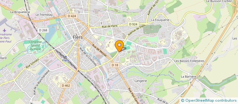 localisation de l'entreprise CEMHUF à FLERS