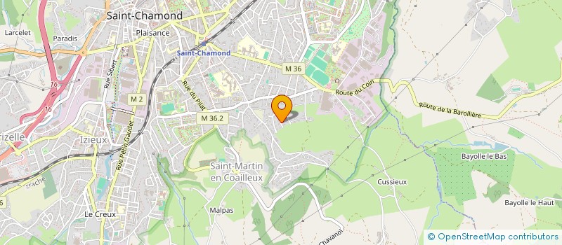 localisation de l'entreprise CEMI  SAINT-CHAMOND