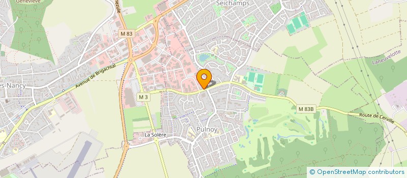 localisation de l'entreprise CEMI  PULNOY