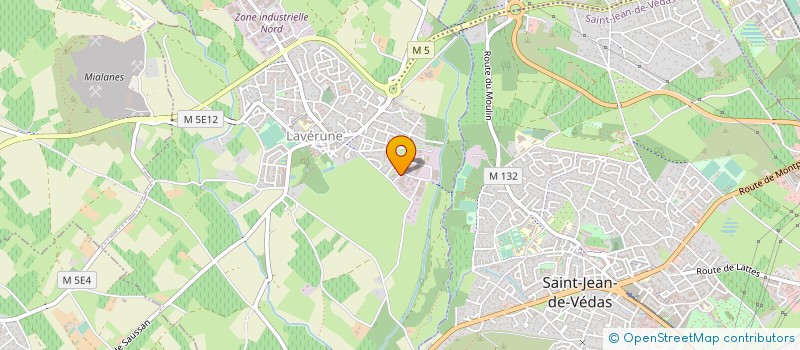 localisation de l'entreprise CEMIA  LAVERUNE