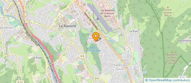 localisation de l'entreprise CEMIA PROD. à CHALLES-LES-EAUX