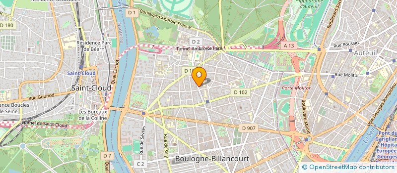 localisation de l'entreprise CEMICA à BOULOGNE-BILLANCOURT