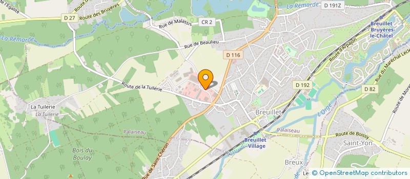 localisation de l'entreprise CEMICI à BREUILLET