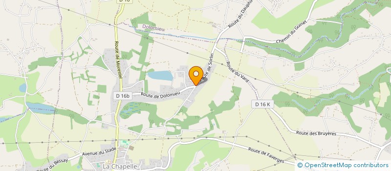 localisation de l'entreprise CEMICI  LA CHAPELLE-DE-LA-TOUR