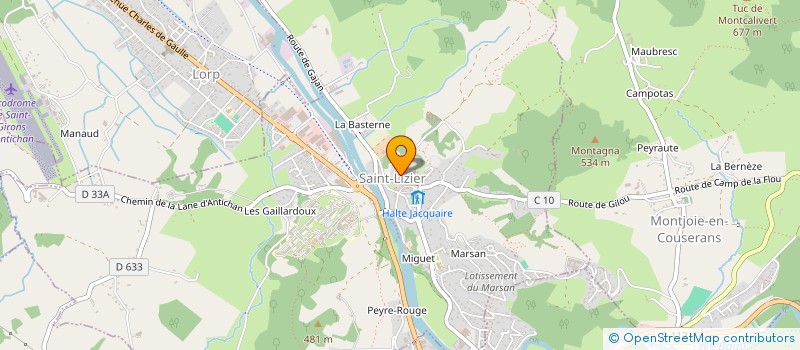 localisation de l'entreprise CEMILTOM à SAINT-LIZIER