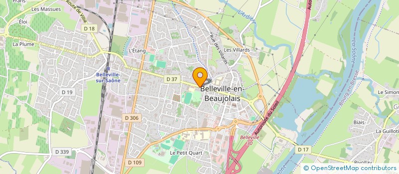 localisation de l'entreprise CEMIR à BELLEVILLE-EN-BEAUJOLAIS