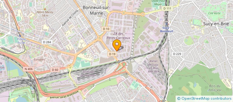 localisation de l'entreprise CEMLOC SERVICES à BONNEUIL-SUR-MARNE
