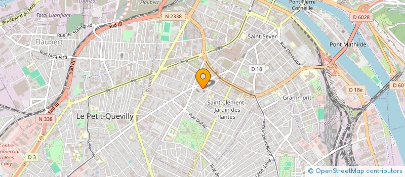 localisation de l'entreprise CEMM-ECRIVIVRE à ROUEN