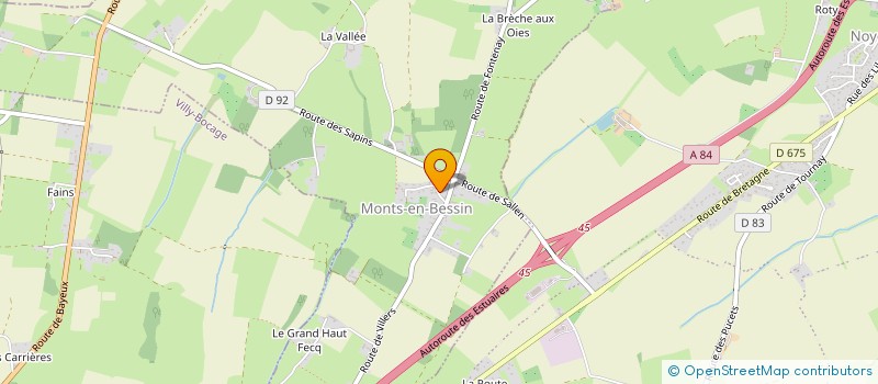 localisation de l'entreprise CEMMA  MONTS-EN-BESSIN