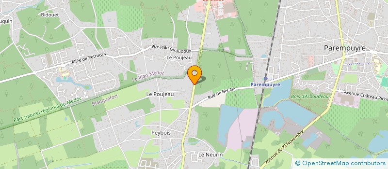 localisation de l'entreprise CEMMAFI à BLANQUEFORT