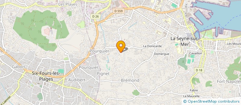 localisation de l'entreprise CEMMAP SARL à LA SEYNE-SUR-MER