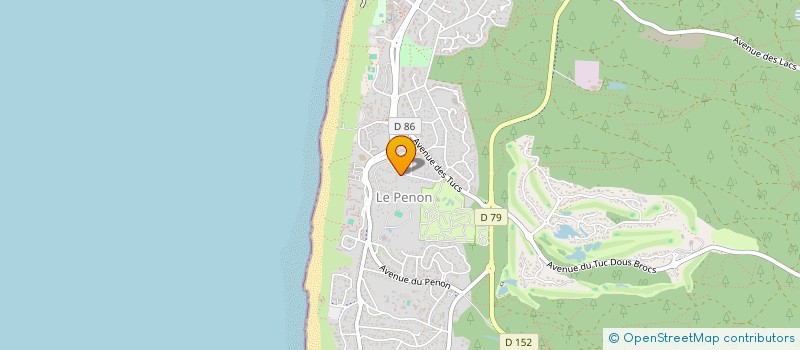 localisation de l'entreprise CEMMARS  SEIGNOSSE