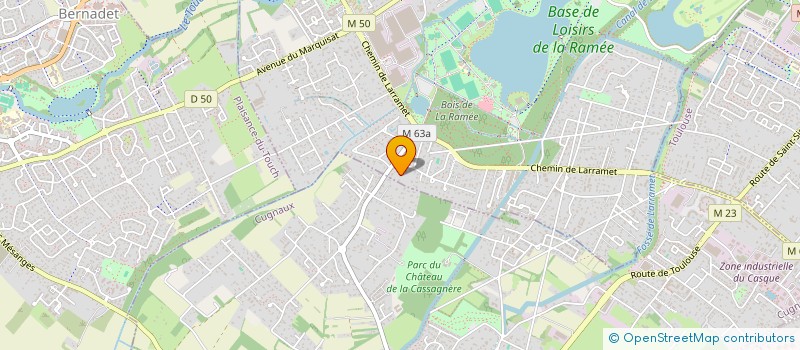 localisation de l'entreprise CEMN'CO  TOURNEFEUILLE