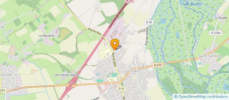 localisation de l'entreprise CEMO  TROARN