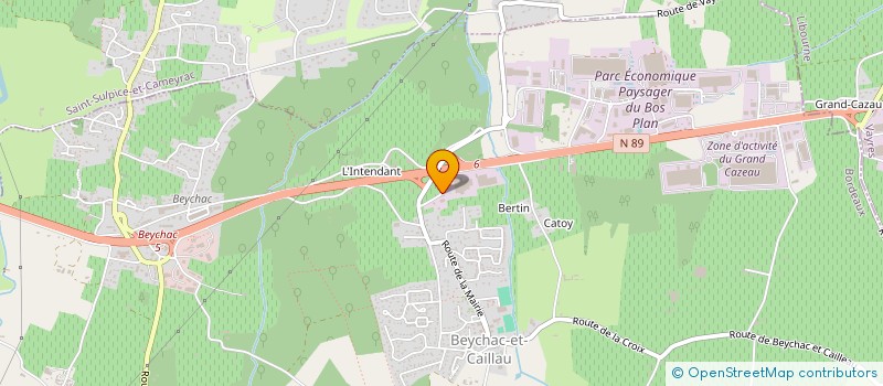 localisation de l'entreprise CEMO TECHNIQUE  BEYCHAC-ET-CAILLAU