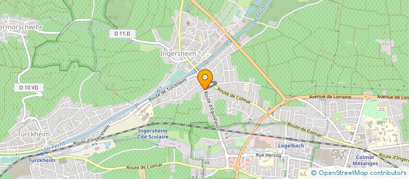 localisation de l'entreprise CEMREK à INGERSHEIM