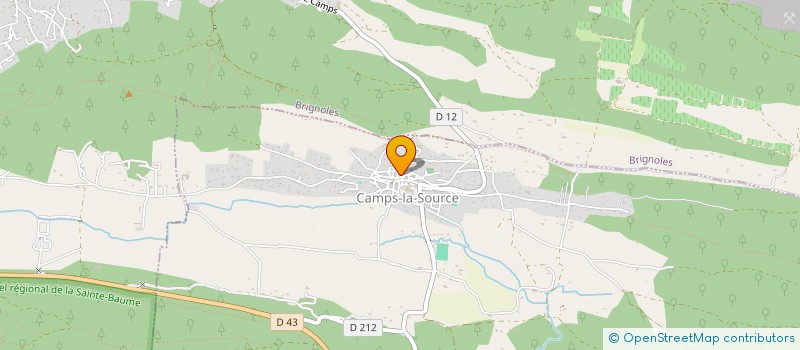 localisation de l'entreprise CEMS  CAMPS-LA-SOURCE