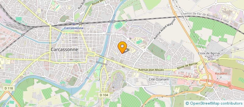localisation de l'entreprise CEMT à CARCASSONNE